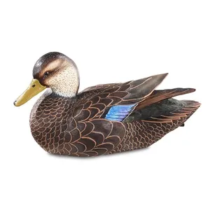 Vente en gros d'ornement de jardin leurres de canards floqués fournitures de chasse pour la chasse décoration de canards leurres