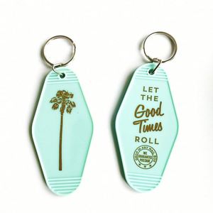 Factory Direct High Quality Retro Inspired Motel Keychains Custom Hotel Keychains - Product Image 3