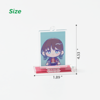 Support d'affichage de figurines en acrylique de luxe personnalisé OEM pour jouets de créateurs, support de collection de bureau