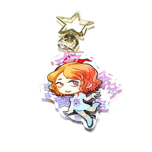 Yiwu Sản Xuất Acrylic Charms Bán Hot Nhà Máy Thiết Kế Thời Trang Khuyến Mại Keychain Giá Rẻ In Epoxy Key Chains - Product Image 4