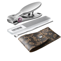 WELLFLYER-Ensemble coupe-ongles portable anti-éclaboussures de haute qualité, kit de beauté, coupe-ongles, LOGO, NC-843