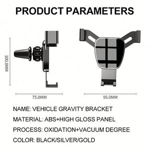 Support de téléphone portable réglable pour voiture, vélo et moto avec logo personnalisé - Product Image 4