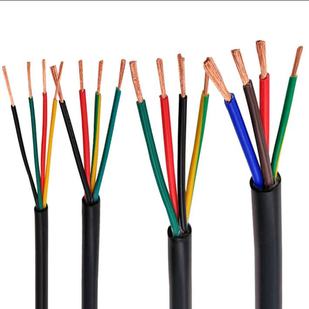 Câble RVV à quatre conducteurs