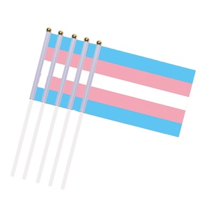 Bandera <span class=keywords><strong>Gadsden</strong></span> Personalizada de Poliéster con Diseño de Orgullo LGBT y Derechos Transgénero, Impresión Digital, Dos Ojales, Asta de Fibra de Vidrio, 3x5 pies - Product Image 4