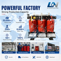 Transformador Seco SCB10 de 500kVA de Ahorro Energético, 100% Cobre, Dyn11, Estándar IEC, para Actualización de la Red de Parques Industriales de Botsuana