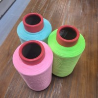 Fil à tisser phosphorescent ultra-lumineux DTY 75D 150D 300D pour vêtements de sécurité et chaussettes tricotées