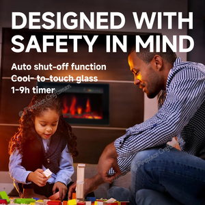 23 इंच होटल सुरक्षा पर्यावरण के अनुकूल नेतृत्व वाली आग जगह फ्रेमलेस इलेक्ट्रिक लौ फायरप्लेस सजावटी दीवार घुड़सवार थोक - Product Image 6