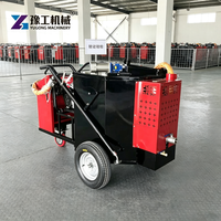 Machine à sceller les joints en béton 200L à essence avec système de chauffage pour la réparation des fissures des parkings