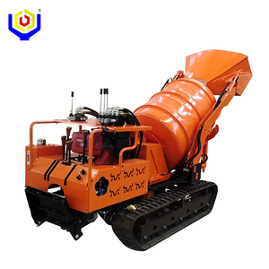 Bétonnière chinoise 800L Carwler, moteur diesel 192, 12 CV, <span class=keywords><strong>4</strong></span> <span class=keywords><strong>temps</strong></span>, refroidisseur d'air, hydraulique, mini bétonnière autochargeuse - Product Image 1