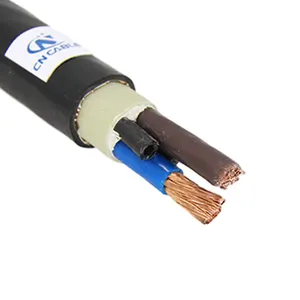 2 Core 25mm 35mm 50mm XLPE Metro blindado de cobre Flexible Cables de alimentación eléctrica