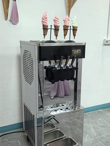 Machine à glace molle commerciale 30L/H avec pompe à air, machine à glace molle automatique, Pasmo Maquinas Para Frozen Yogurt - Product Image 4
