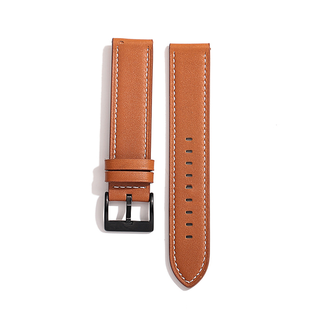 YUBO LEATHER Luxury Brand Multi Colors Custom Leather Watch Strap for Watch 41mm Band Width Pin Buckle
