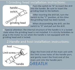 Taladro de Neurocirugía quirúrgica de alta velocidad, instrumento ortopédico Neuro Power Drill - Product Image 6