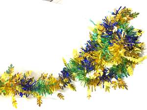 <span class=keywords><strong>Guirlandes</strong></span> de Noël écologiques en plastique coloré à rayures pour animaux de compagnie, décorations de sapin de Noël, <span class=keywords><strong>guirlandes</strong></span> de paillettes - Product Image 4