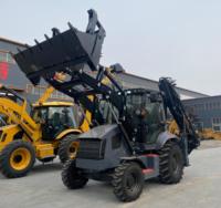 Livraison Gratuite Nouvelle Chargeuse-pelleteuse Diesel 3cx 4cx 4x4 avec Chargeur 2,5 Tonnes 4RM Excavatrice Chargeuse sur Pneus Moteur CE EPA EURO V
