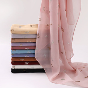Nouveau Foulard Carré en Mousseline de Soie Imprimé Léopard Orné de Pierres, Style Ethnique, Polyvalent, Vente en Gros 2026 - Product Image 2