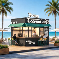 Bar en conteneur préfabriqué moderne, café en plein air, restaurant, kiosques, magasin mobile, bureau modulaire pour la vente au détail sur la plage