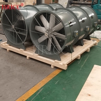Ventilateur axial industriel de conservation d'énergie 380V grand ventilateur d'extraction de volume d'air 3000rpm vitesse ventilateur de dépoussiérage OEM/ODM personnalisable