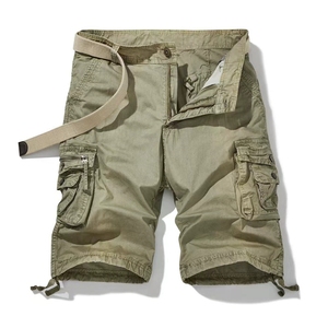 Custom Your Brand Logo Wholesale Hot Selling Summer Men Clothing Casual Pockets Cotton Jogger Loose Cargo Shorts - Product Image 6