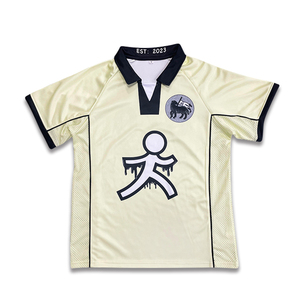 Maillot de football personnalisé à col polo, sublimé, rétro, pour équipe - Product Image 2