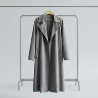 Tela Tejida de Nailon 93% y Elastano 7%, 119 g/m², 70D x 70D + 40D, Textil Técnico Elástico, 57-58 Pulgadas de Ancho, para Chaquetas de Exterior