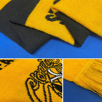 Écharpe longue jacquard tricotée sur mesure pour homme, idéale pour les supporters de football, les vainqueurs de coupes, en tissu premium avec design ou logo personnalisé – Offre spéciale