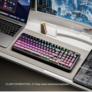 Teclado Mecánico Inalámbrico para Juegos Attack Shark X98PRO, 2.4GHz/USB-C/BT5.0, Retroiluminación RGB, Interruptores Intercambiables en Caliente - Product Image 5
