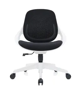 Sitzone white moden office mesh chair new design trendy swivel office chair usde in office with wheels