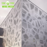 Panneau composite perforé en PVDF et aluminium pour bardage métallique de façade, 4x8 pieds, pour clôture de ferme et mur extérieur de bâtiment