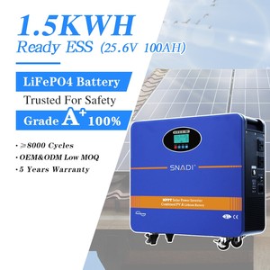 Générateur solaire au lithium 2000w 3000w 5000w avec station d'alimentation portable - Product Image 2