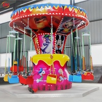 Chaise volante pour enfants personnalisable à fonctionnement stable, siège rotatif, équipement de jeu pour centre commercial et aire de jeux pour enfants