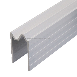 Extrusions hybrides en aluminium à revêtement noir, boîtier de route de style M, extrusion d'angle de cadre en aluminium à rainure de 12mm - Product Image 5