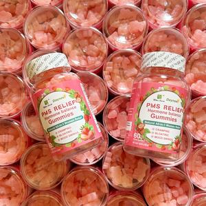 Hormona PMS Halance Gummy Natural Todo en 1 Mujer Alivio Calambres Cambios de humor Reglas menstruales Womb Detox Candy Menopause Gummies - Product Image 2