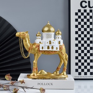 Figurine de chameau du Moyen-Orient-Décor en résine moderne pour la maison/le bureau, cadeau et souvenir exquis - Product Image 4