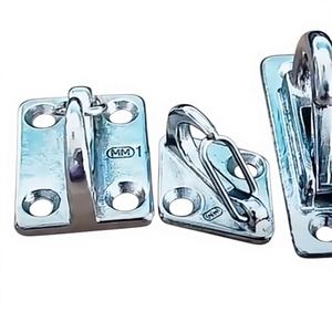 Gancho de guardabarros marino de acero inoxidable 316, placa de ojo Rectangular, ganchos que se pueden abrir, 71mm, para barco, Kayak, yate, Hardware para barco - Product Image 6