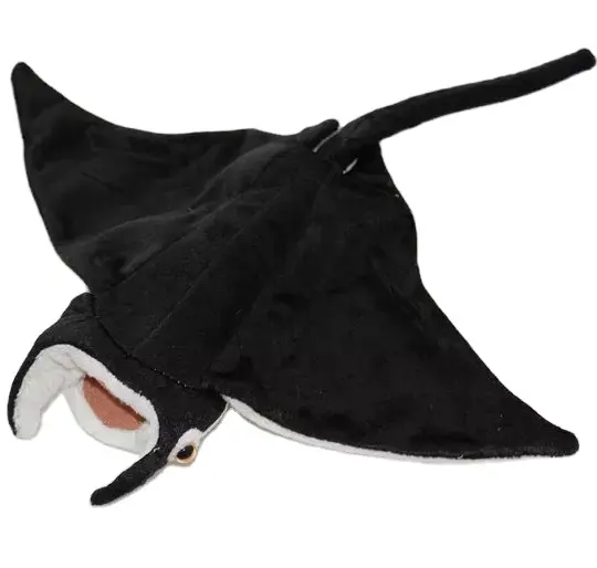 ของเล่นนุ่มยัดไส้ของเล่นตุ๊กตาสัตว์ทะเลสัตว์ป่า Manta Ray ของเล่น