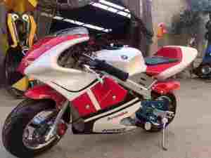 Minimoto <span class=keywords><strong>Yamaha</strong></span> de Gasolina para Niños, <span class=keywords><strong>49cc</strong></span>, Dos Tiempos, con Velocidad Máxima de 40-60km/h - Product Image 5