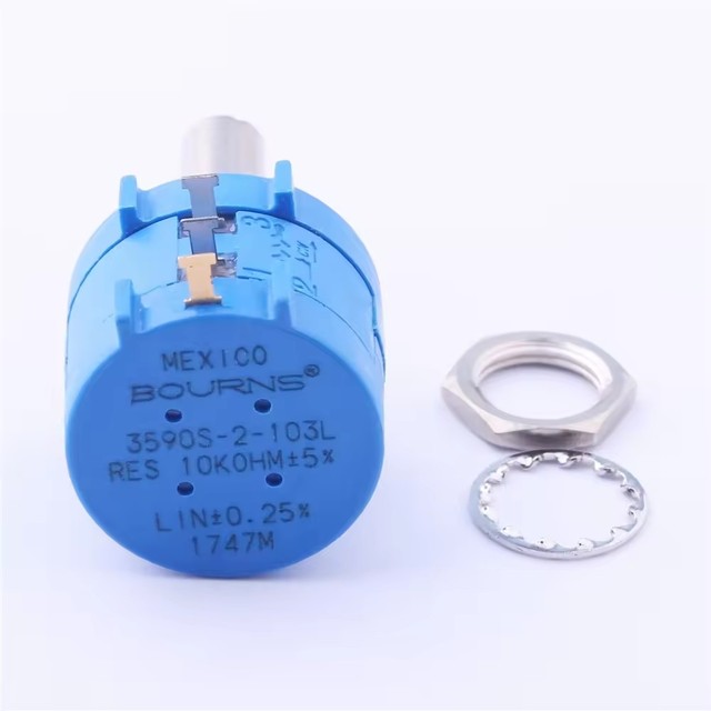 RUIST American BOURNS multi turn potentiometer 3590S-2-103L with TOPVR digital knob H-23-6A
