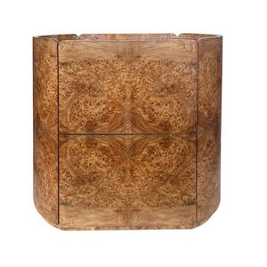 ตู้ข้างเตียงลายไม้สไตล์วินเทจ รุ่นขายดี ทำจากวีเนียร์ลายวิลโลว์ - Product Image 1