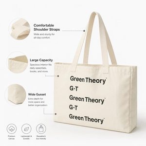 Hot Sale Wholesale Custom Logo <b>Canvas</b> <b>Tote</b> Bag Heavy Duty Inner Pocket Pouch Bag Ladies Shoulder Handle Eco Friendly Daily Use - Product Image 3