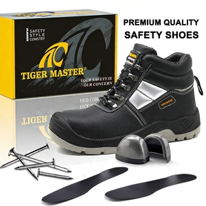 Tiger Master Oil Water Resistant Non-slip Safety Boots Steel <strong>Toe</strong> Anti Puncture Work <strong>Shoes</strong> Men Industrial Safety <strong>Shoes</strong> CE S3 SRC - Product Image 4
