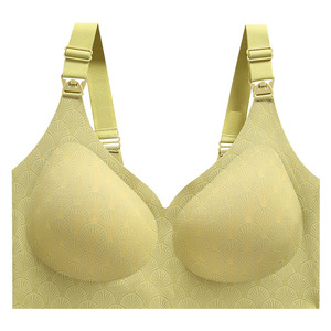 Reggiseno <span class=keywords><strong>da</strong></span> <span class=keywords><strong>Allattamento</strong></span> Taglie Forti con Apertura Frontale, Traspirante, Senza Ferretto, in Pizzo, Senza Cuciture - Product Image 3