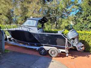 Nouveau <span class=keywords><strong>bateau</strong></span> <span class=keywords><strong>de</strong></span> pêche en aluminium Gospel 22,5 pieds (6,85 mètres) à grande vitesse en haute mer avec moteur hors-bord pour la navigation en eau <span class=keywords><strong>de</strong></span> mer - Product Image 4