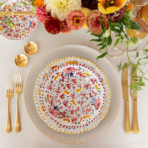 New Design Fine Bone China Green Floral Plate <b>Set</b> Luxury Dinner <b>Set</b> Wedding Ceramic <b>Dinnerware</b> <b>Set</b> - Product Image 5