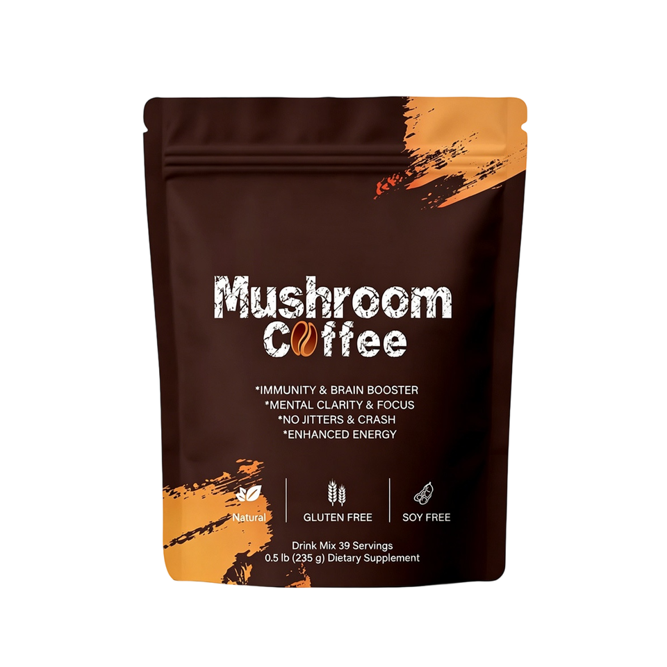 OEM/ODM 10-in-1 Mushroom Coffee Powder Private Label Instant Drink Mix ...