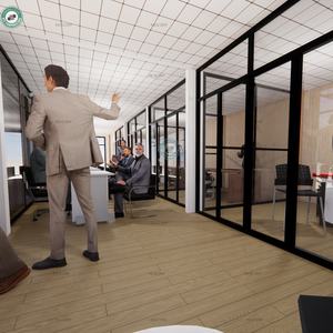 Conteneur modulaire de 88 m², bureau avec salle de bain, espace de travail, conteneur de bureau commun WeWork à porto <span class=keywords><strong>Rico</strong></span> - Product Image 4