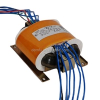 Transformateur de type R, entrée 220V, sortie 12.5V, puissance 25W, acier silicium orienté à haute perméabilité magnétique, pour les États-Unis