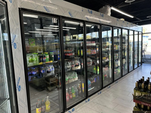 <span class=keywords><strong>CE</strong></span> giấy chứng nhận hiển thị đi bộ trong mát Tủ đông Walkin phòng với bia Cave - Product Image 3