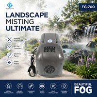 Machine à brouillard industrielle haut de gamme FG-700 70 bars 7,0 L/min DC sans balais pour le refroidissement des tunnels routiers et la construction