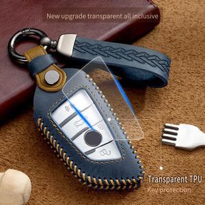 Nueva Funda de Cuero Crazy Horse para Llaves de Auto, Protectora para BMW Serie X1 X2 X3 X4, Venta al Por Mayor de Fábrica - Product Image 6